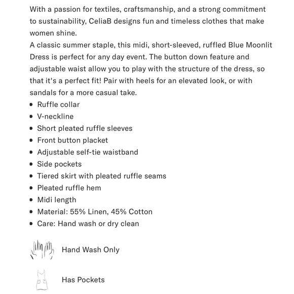 Tuckernuck Blue Moonlit Dress - Picture 8 of 11